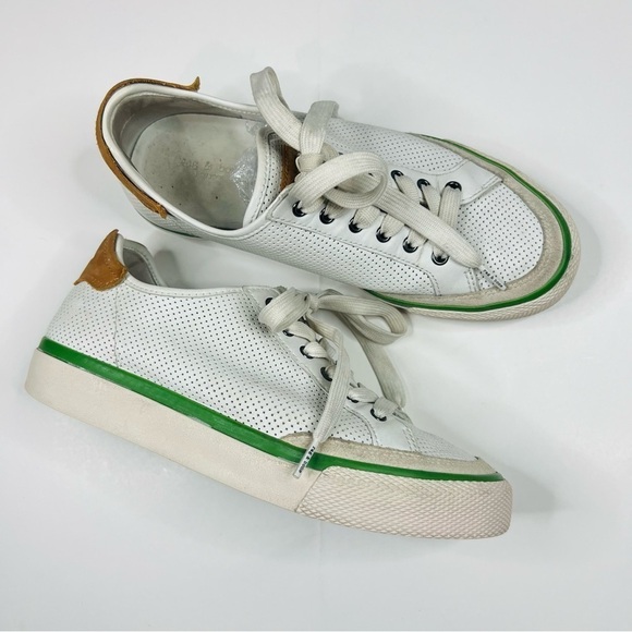 Rag & Bone “Brightest White” RB Army Low Top Sneakers 39.5 - Picture 7 of 7